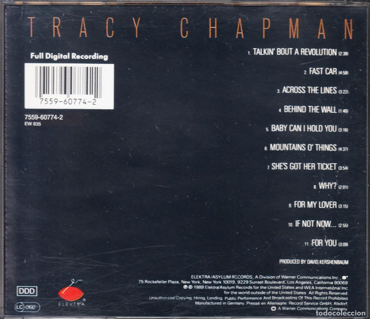 CDs de m&uacute;sica: TRACY CHAPMAN. FIRST DISC. CD. - Foto 2