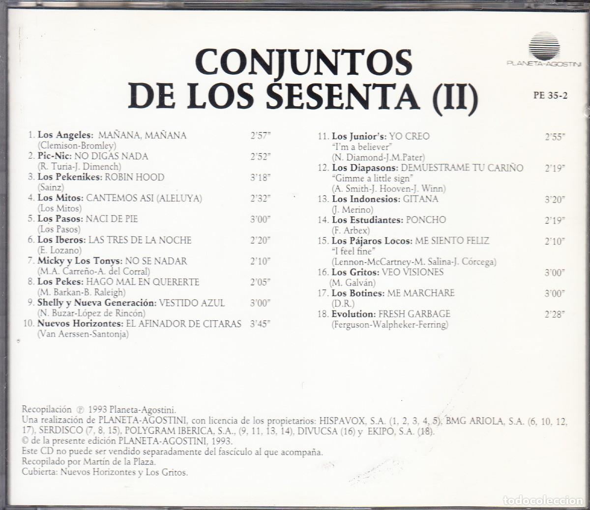 CDs de m&uacute;sica: VV.AA CONJUNTOS DE LOS SESENTA II. CD. - Foto 2