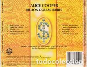 CDs de m&uacute;sica: ALICE COOPER &lrm;&ndash; BILLION DOLLAR BABIES CD 1990 - Foto 2