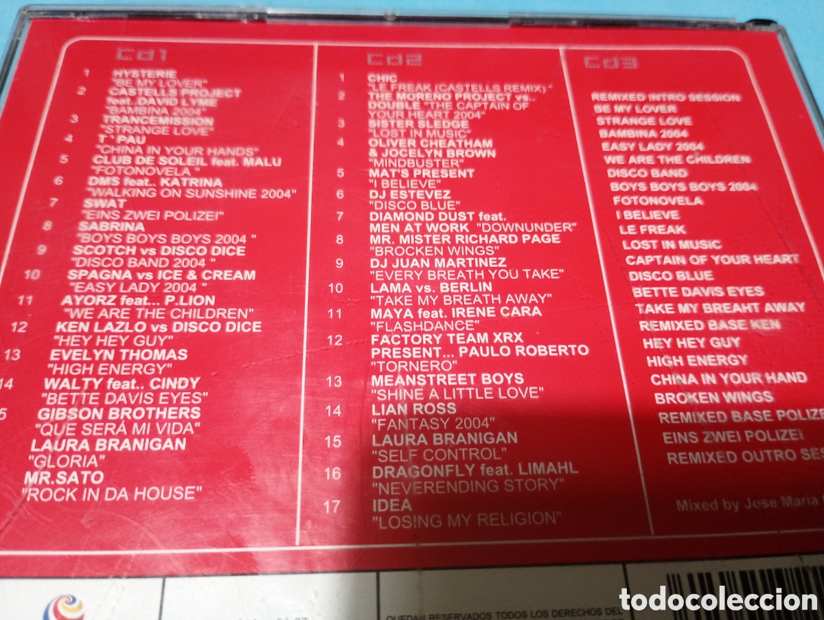 CDs de m&uacute;sica: Remixed hits volumen 2 , 3 CD - Foto 2