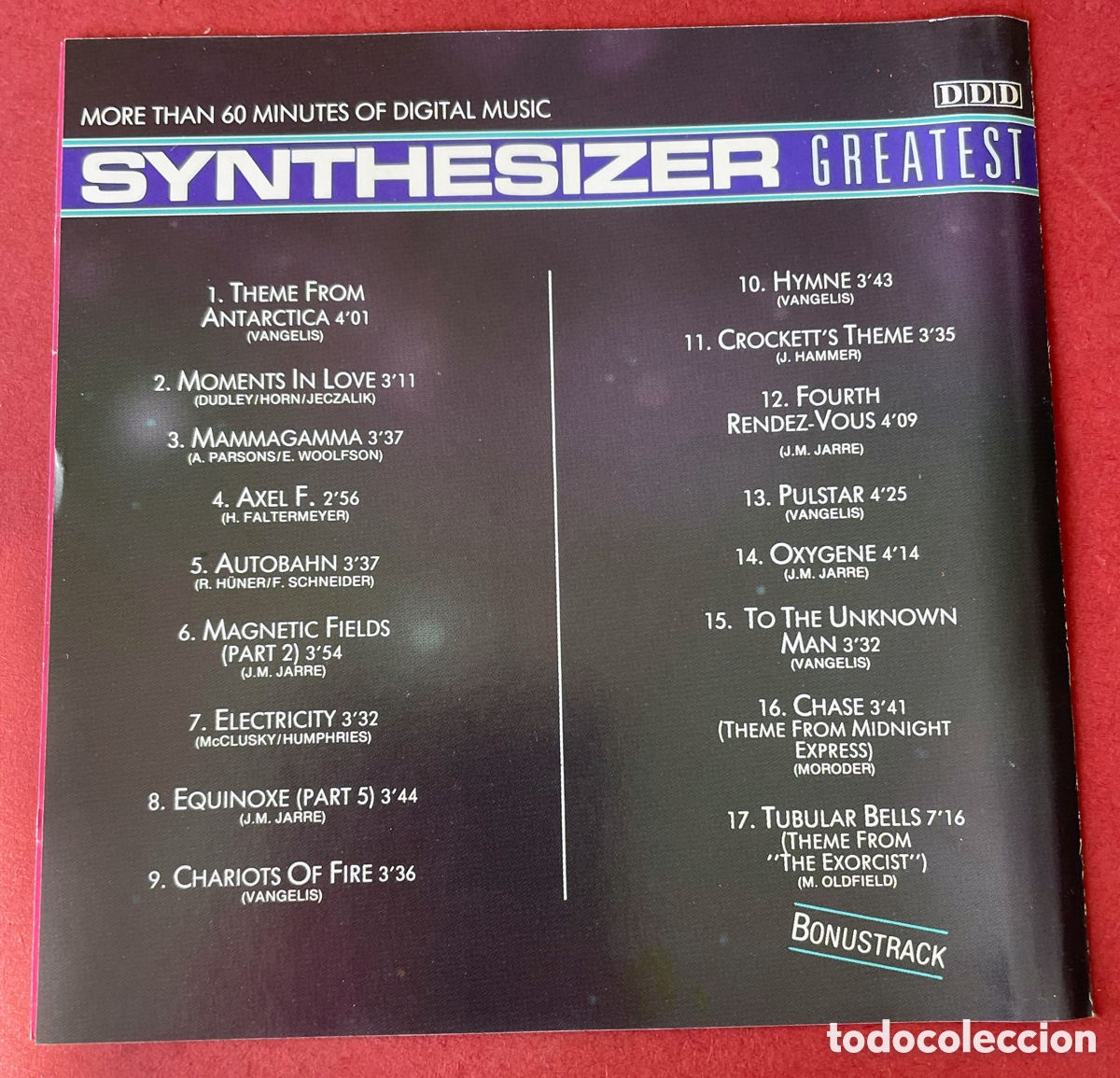 CDs de m&uacute;sica: Synthesizer Greatest CD - Foto 2