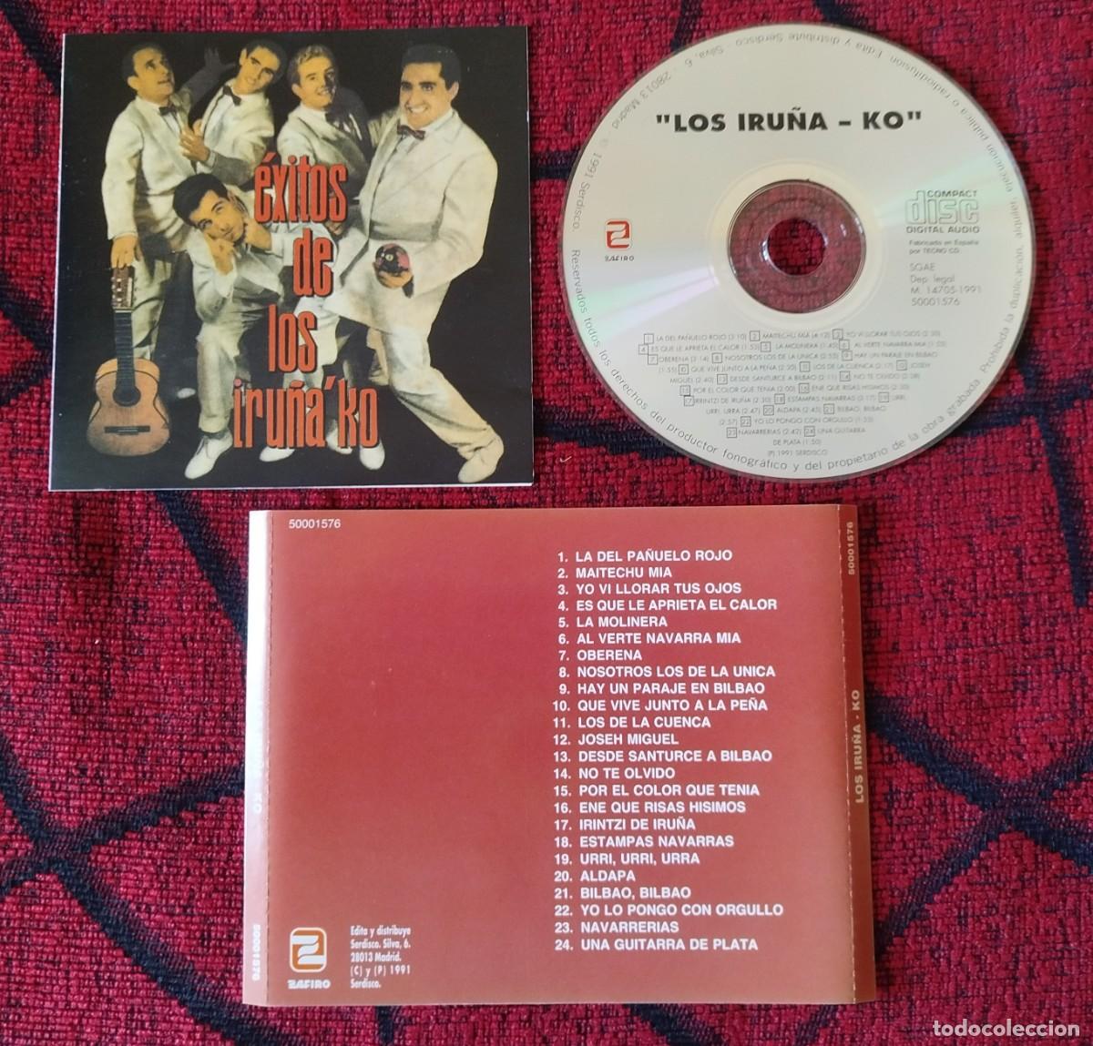 CDs de m&uacute;sica: LOS IRU&Ntilde;A-KO ** Exitos De Los Iru&ntilde;a-ko ** CD 1991 - Foto 1