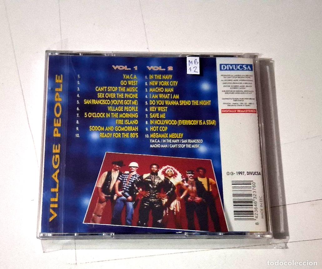 CDs de m&uacute;sica: VILLAGE PEOPLE &rdquo;TODOS SUS EXITOS&rdquo; 2CD 20 TRACKS CD - Foto 2