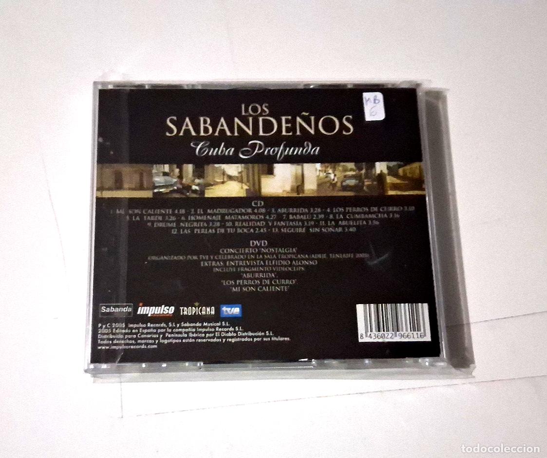CDs de m&uacute;sica: LOS SABANDE&Ntilde;OS &rdquo;CUBA PROFUNDA&rdquo; CD 13 TRACKS +DVD - Foto 2