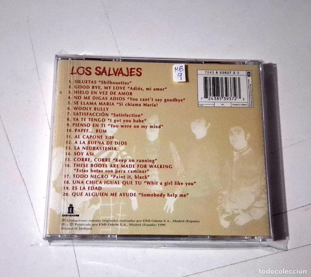 CDs de m&uacute;sica: LOS SALVAJES &rdquo;LOS EPS ORIGINALES&rdquo; CD 20 TRACKS - Foto 2