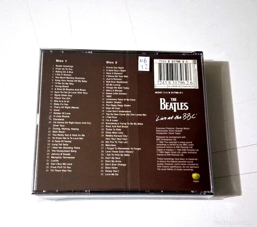 CDs de m&uacute;sica: THE BEATLES &rdquo;LIVE AT THE BBC&rdquo; 2CD 69 TRACKS CD - Foto 2