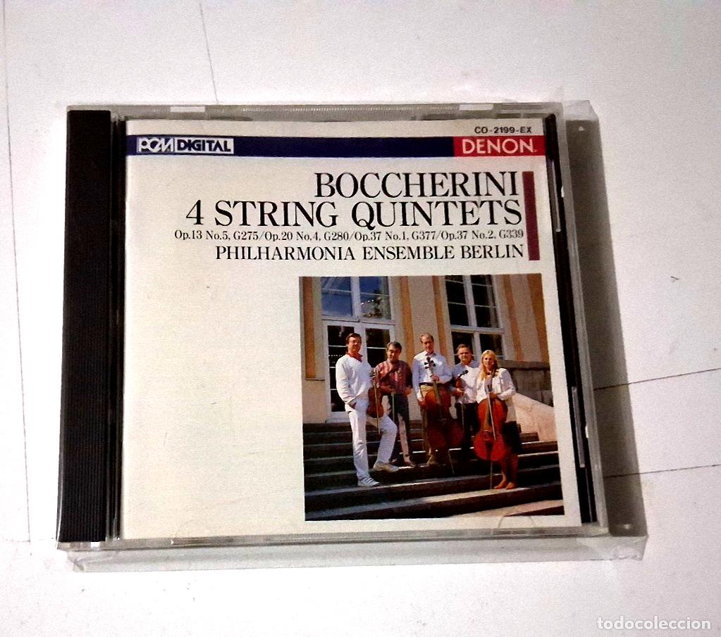 Music CDs: PHILHARMONIA ENSEMBLE BERLIN &rdquo;BOCCHERINI 4 STRING QUINTETS&rdquo; CD 14 TRACKS