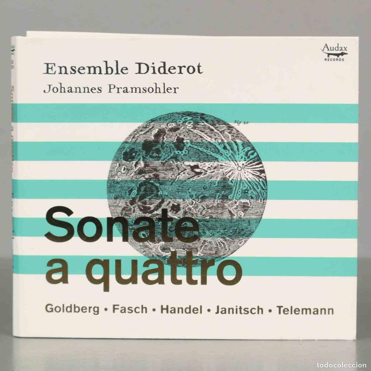 Musik-CDs: CD. Ensemble Diderot, Johannes Pramsohler - Goldberg &bull; Fasch &bull; Handel &ndash; Sonate a Quattro.