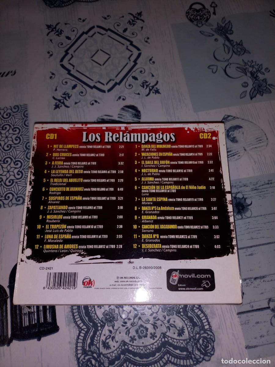 CDs de m&uacute;sica: LOS REL&Aacute;MPAGOS - GRANDES &Eacute;XITOS - 2 CDS 2008 - Foto 2
