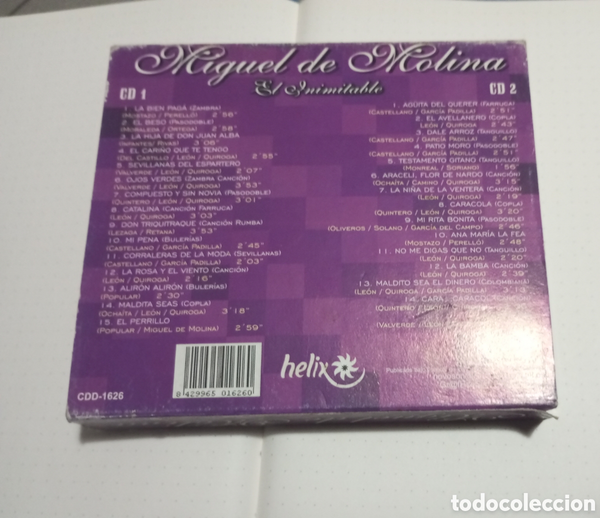 CDs de m&uacute;sica: 2 CD Miguel de Molina el inimitable - Foto 2
