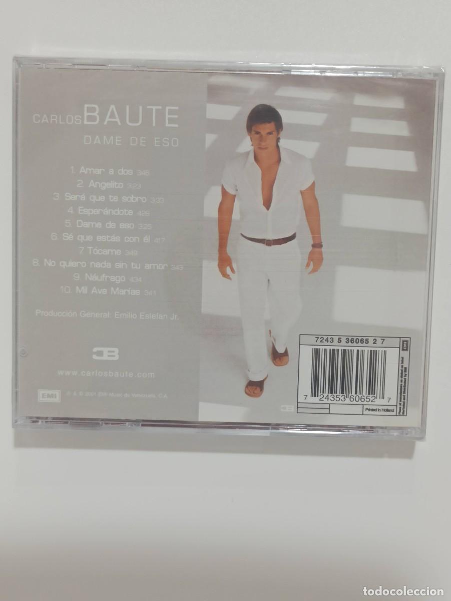 CDs de m&uacute;sica: BAUTE - DAME DE ESO *PRECINTADO* - Foto 2