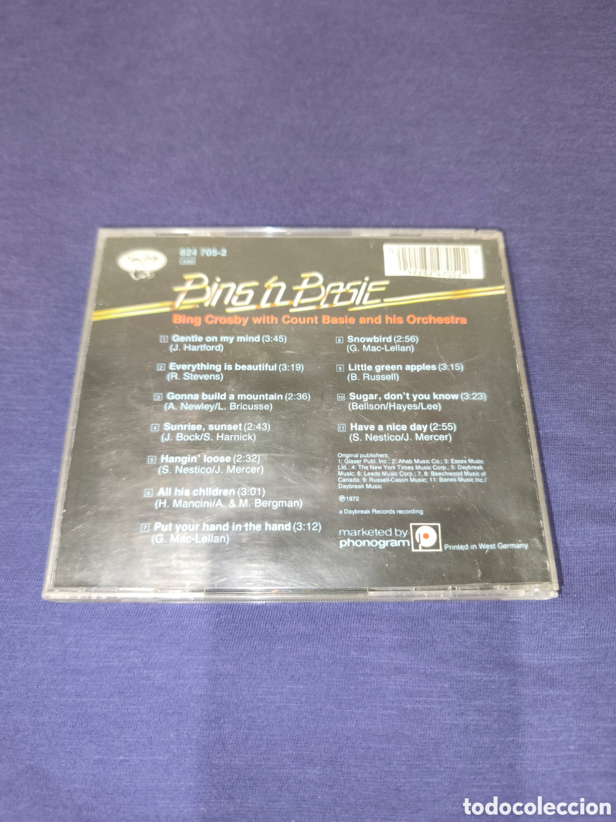 CDs de m&uacute;sica: Bing  N Basie Bing Crosby with Count Basie - Foto 2