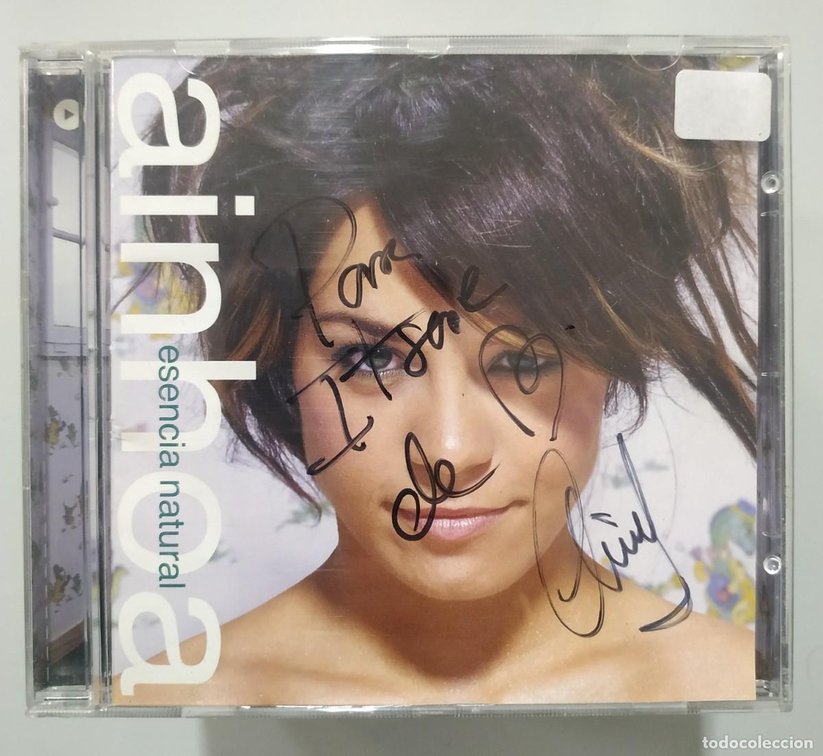 CDs de m&uacute;sica: CD AINHOA - ESENCIA NATURAL CON DEDICATORIA - Foto 1