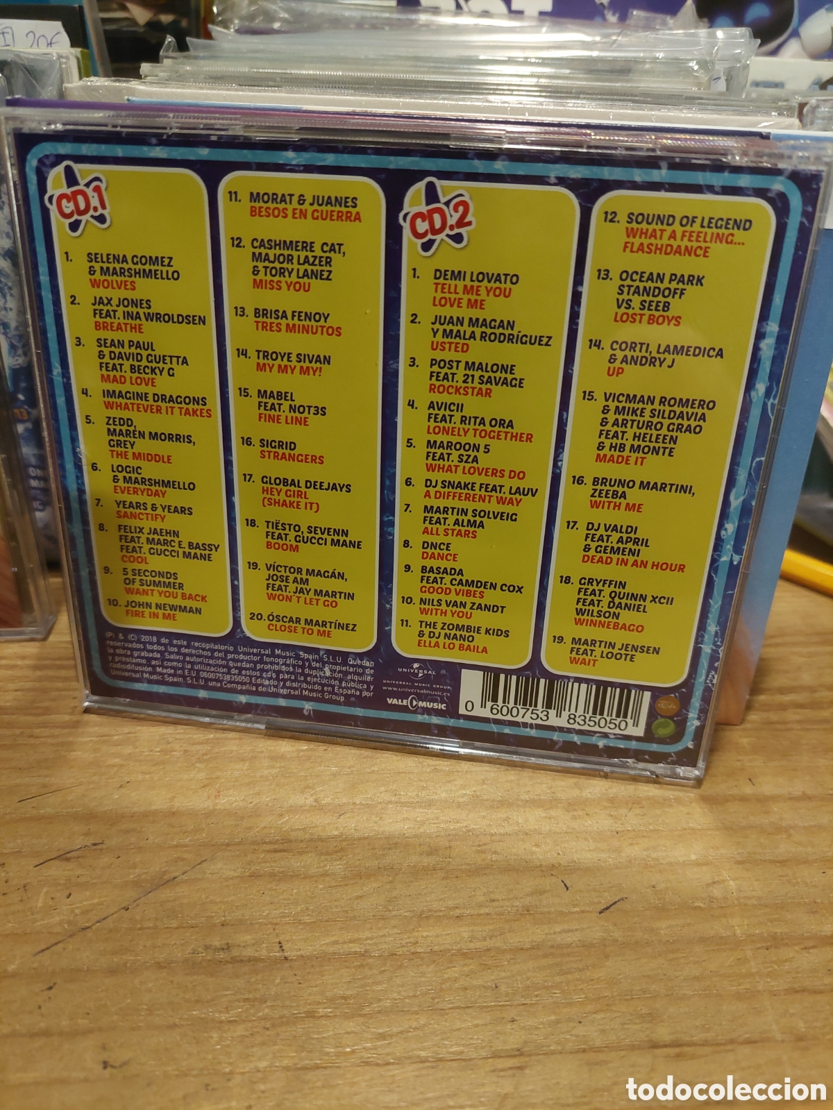 CDs de m&uacute;sica: 2018 CD DISCO ESTRELLA &Eacute;XITOS VERANO 2 CD - Foto 2