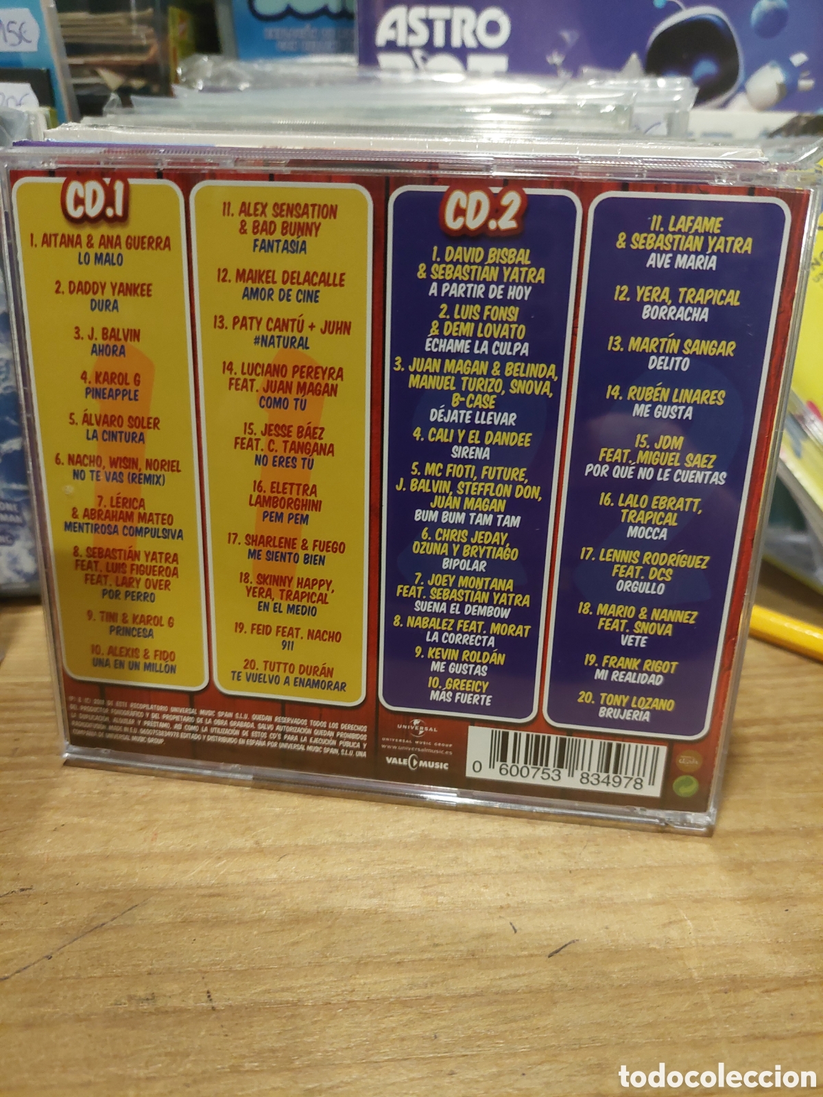 CDs de m&uacute;sica: CD DISCO CATIBE 2018 2 CDS - Foto 2