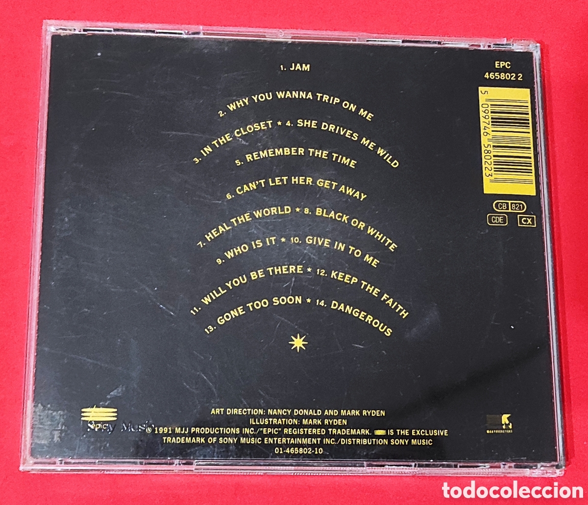 CDs de m&uacute;sica: MICHAEL JACKSON DANGEROUS CD - Foto 2