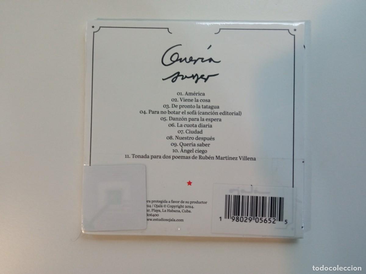 CDs de m&uacute;sica: Silvio Rodr&iacute;guez. &rdquo;Quer&iacute;a saber&rdquo;. CD - Foto 2