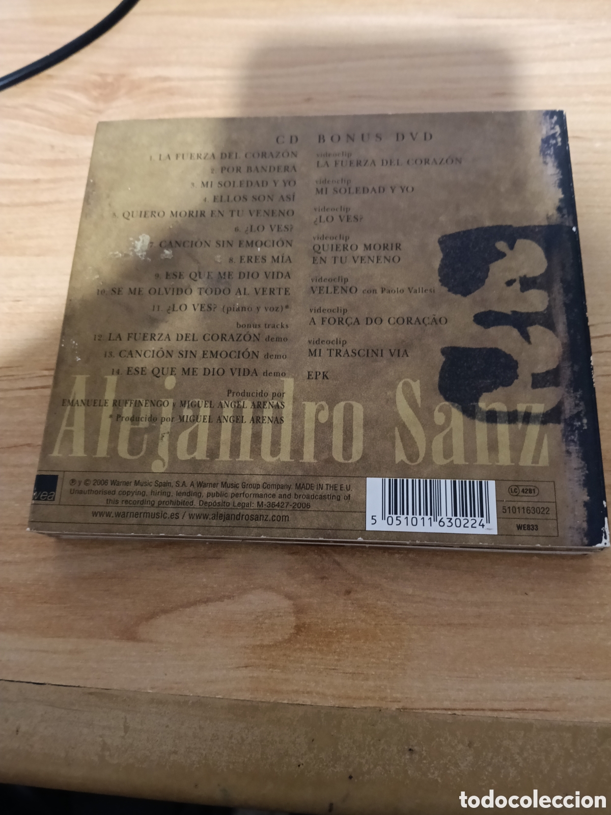 CDs de m&uacute;sica: CD DVD Alejandro Sanz - 3 - Foto 5