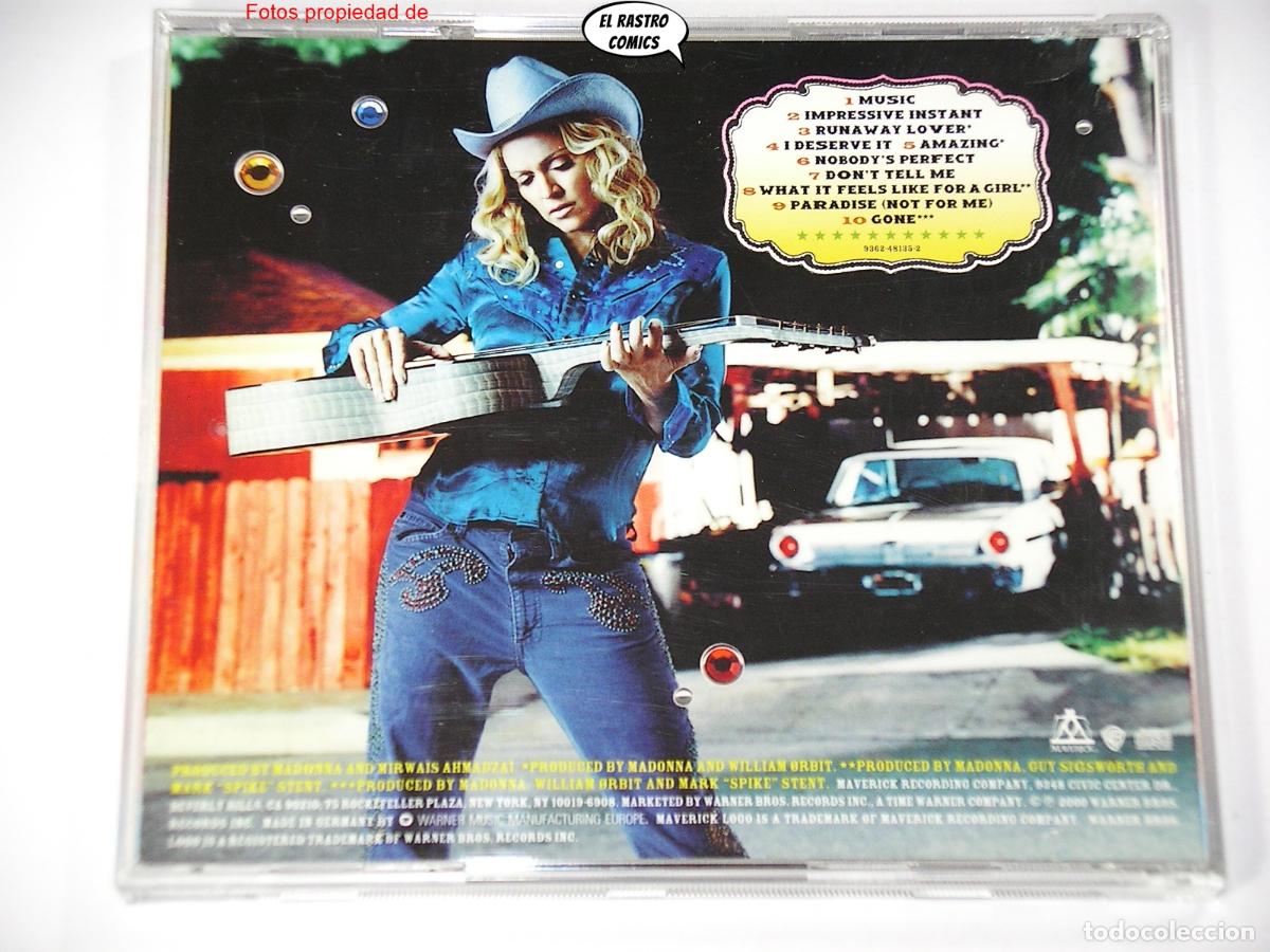 CDs de m&uacute;sica: Madonna, Music, CD Maverick, Warner 2000 - Foto 2