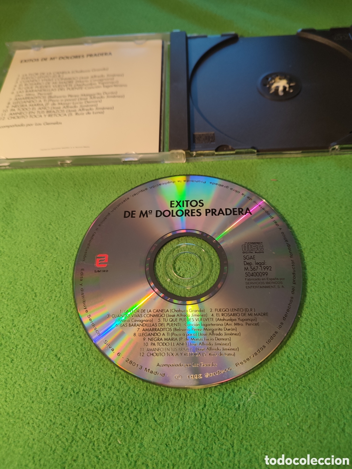 CDs de m&uacute;sica: Mar&iacute;a Dolores Pradera - &Eacute;xitos de... - Foto 2
