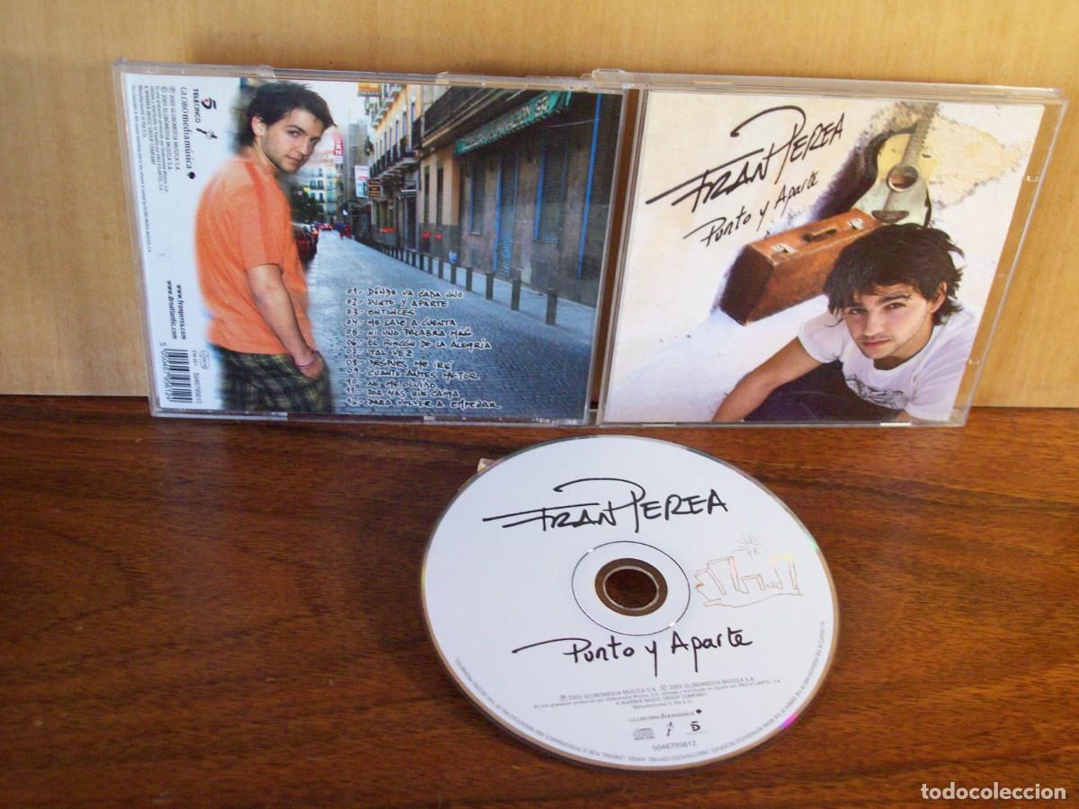 CDs de m&uacute;sica: FRAN PEREA - PUNTO Y APARTE - CD - Foto 1