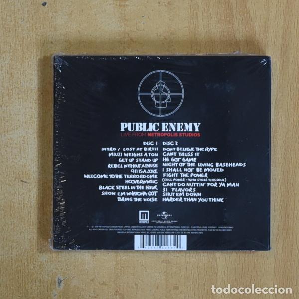 CDs de m&uacute;sica: PUBLIC ENEMY - LIVE FROM METROPOLIS STUDIOS - CD - Foto 2