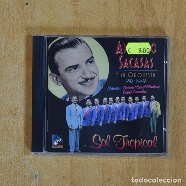 CDs de m&uacute;sica: ANSELMO SACASAS Y SU ORQUESTA - SOL TROPICAL - CD - Foto 1