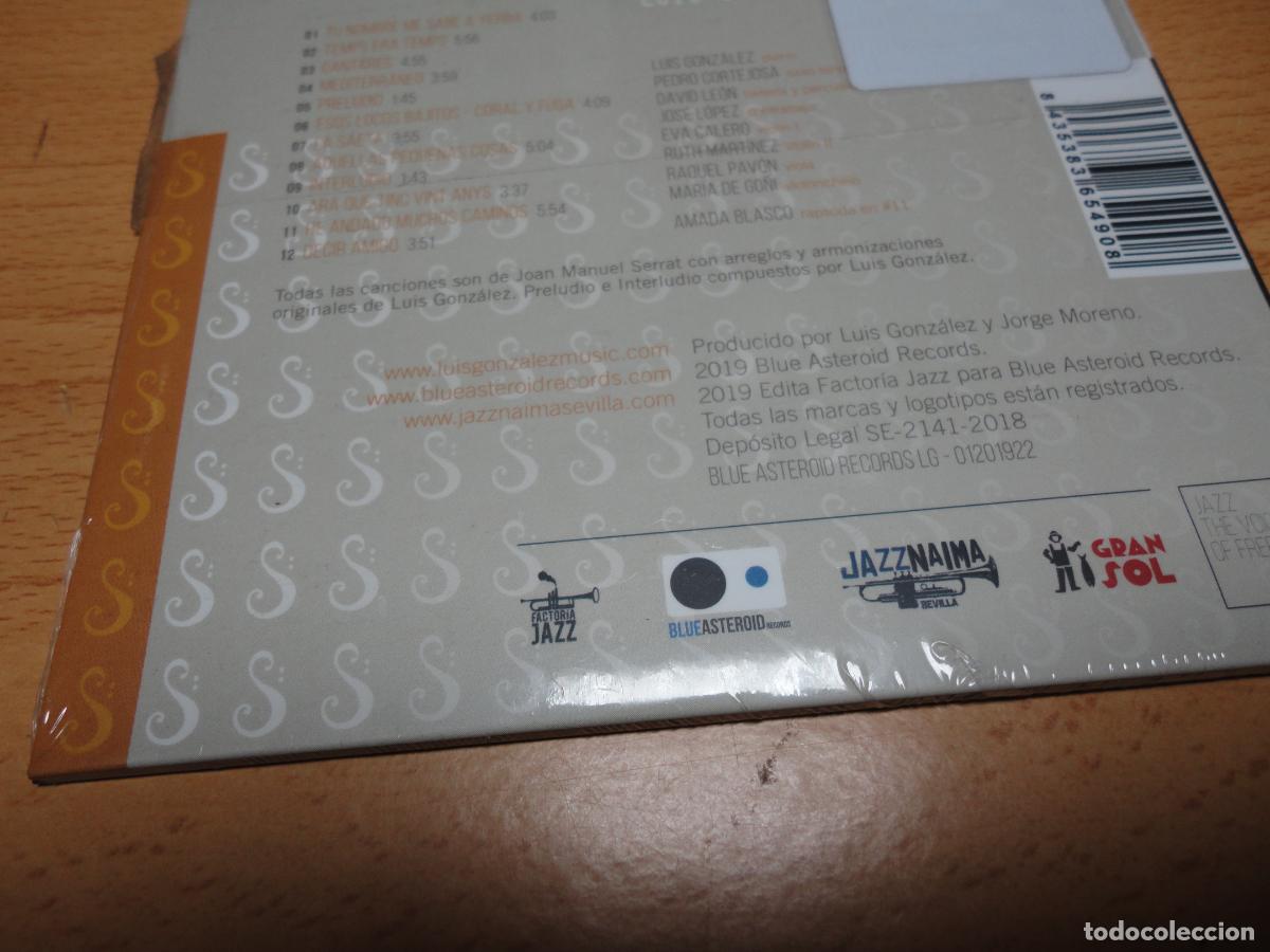 CDs de m&uacute;sica: Luis Gonz&aacute;lez &rdquo;En clave de Serrat&rdquo; CD Digipack/Nuevo/Precintado - Foto 2