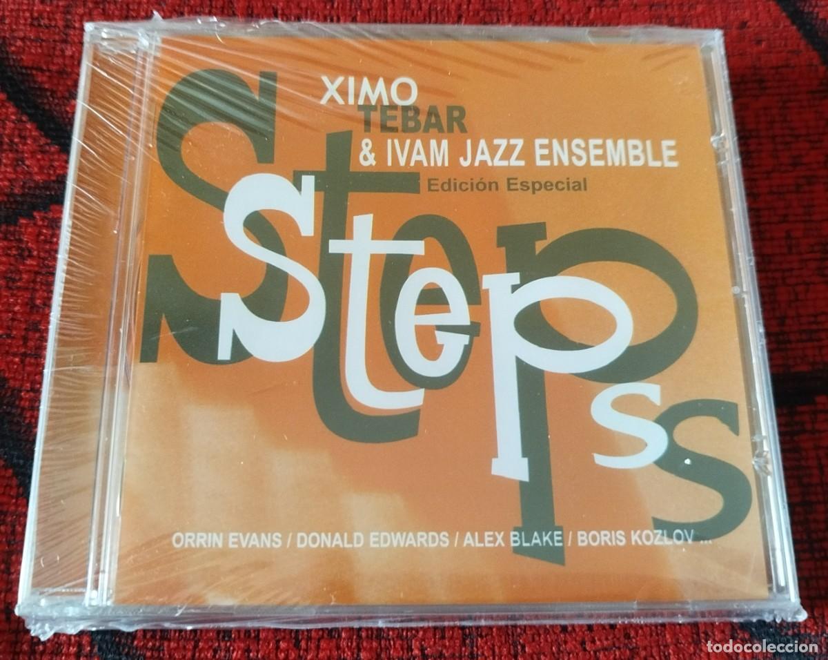 CDs de m&uacute;sica: Ximo Tebar & Ivam Jazz Ensemble ** Steps ** CD PRECINTADO - Foto 1