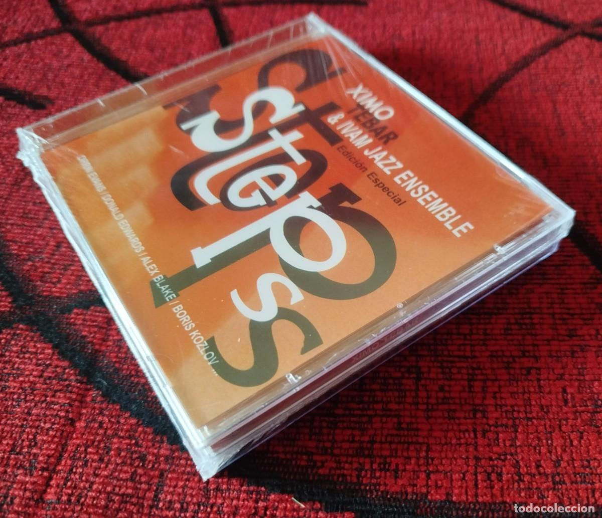 CDs de m&uacute;sica: Ximo Tebar & Ivam Jazz Ensemble ** Steps ** CD PRECINTADO - Foto 3