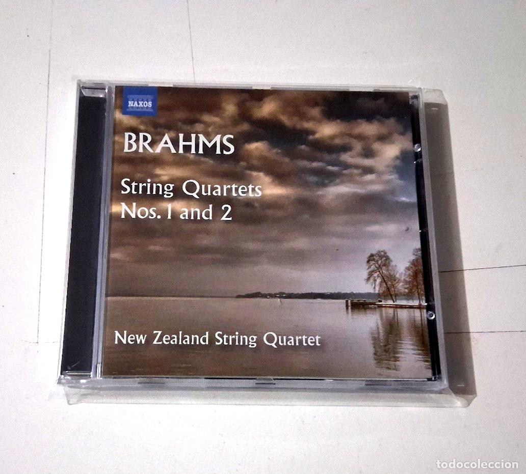 CDs de m&uacute;sica: NEW ZELAND STRING QUARTET &rdquo;BRAHMS STRING QUARTETS Nos 1 & 2&rdquo; CD 8 TRACKS - Foto 1