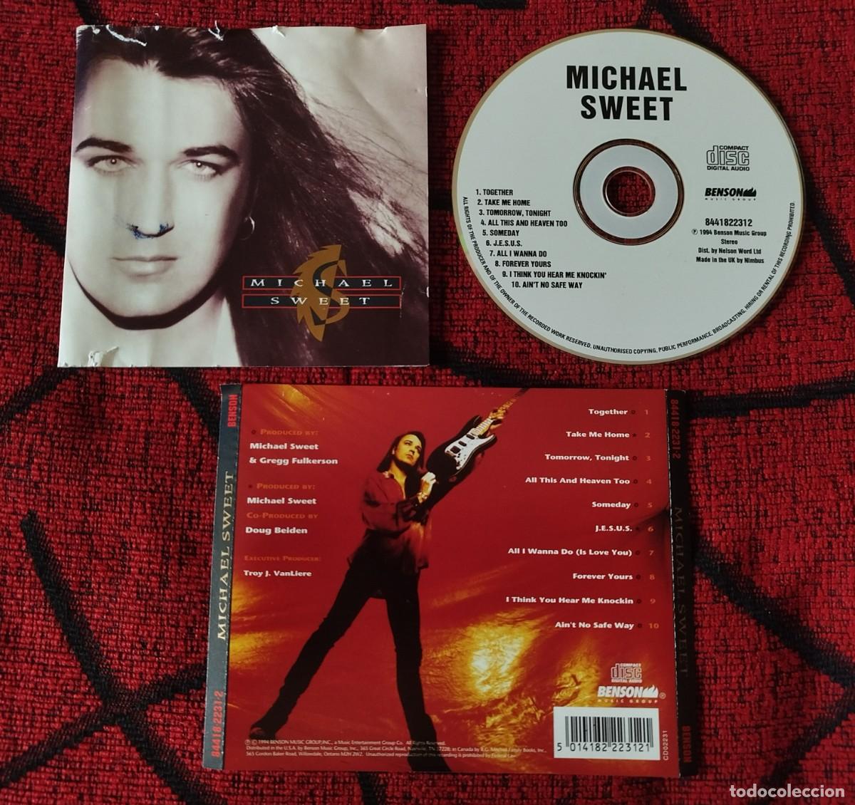 CDs de m&uacute;sica: MICHAEL SWEET ** Michael Sweet ** CD 1994 CANADA - Foto 1