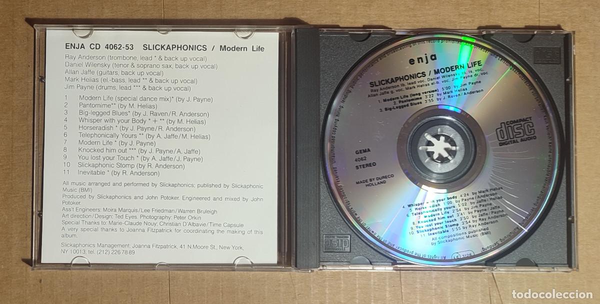 CDs de m&uacute;sica: SLICKAPHONICS - MODERN LIFE - 1984 - Foto 2