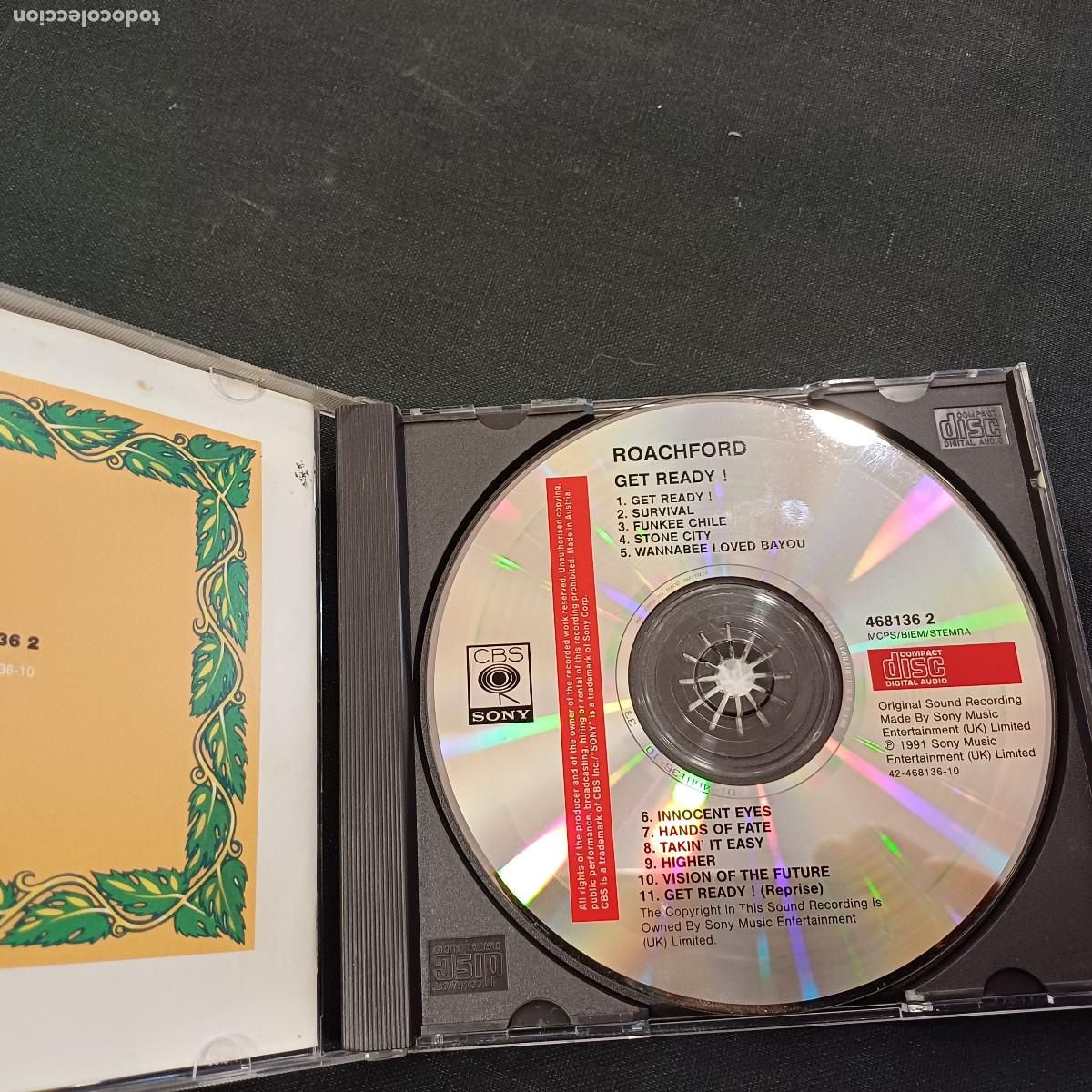 CDs de m&uacute;sica: ROACHFORD/GET READY/CD. - Foto 2