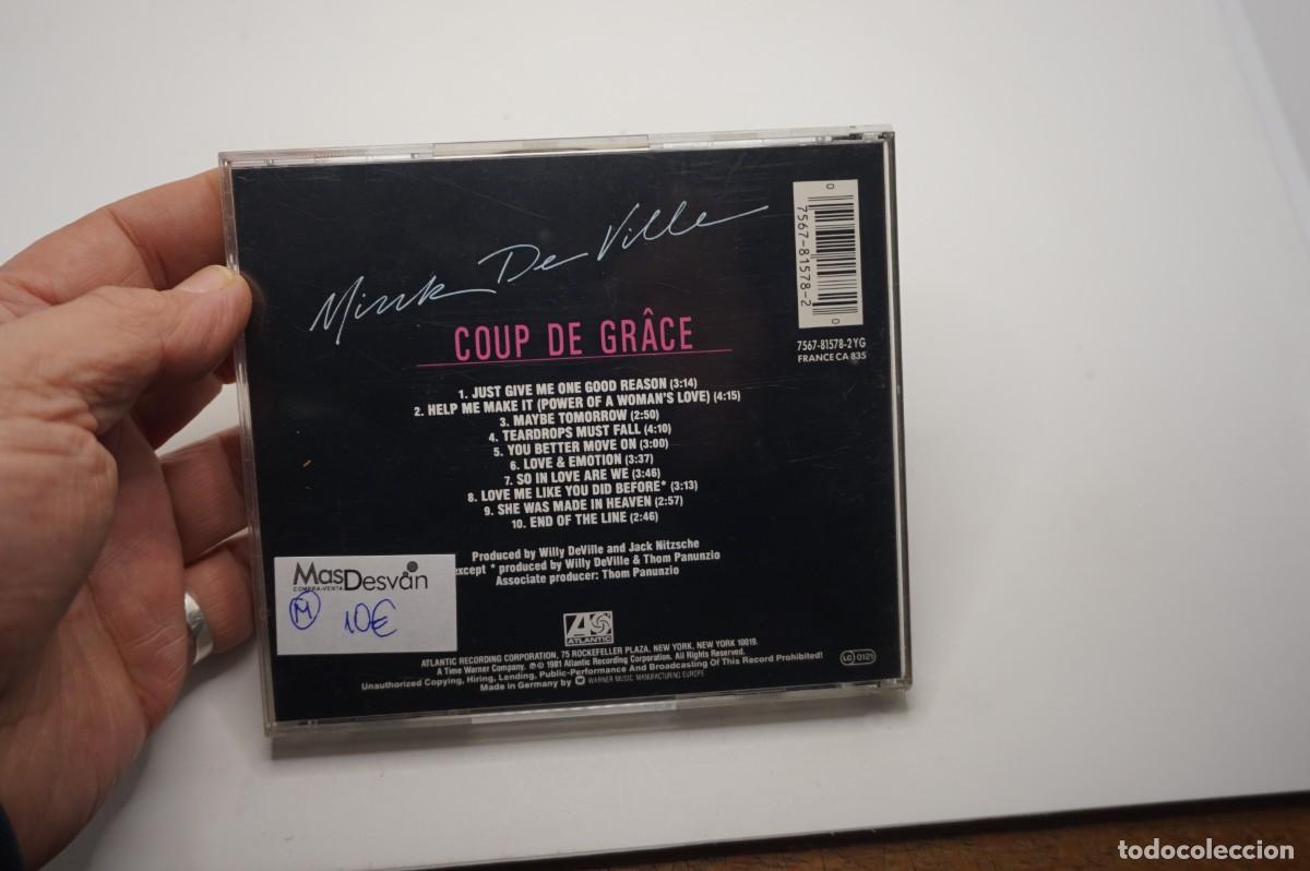CDs de m&uacute;sica: CD - MINK DEVILLE - COUP DE GRACE - DISCO COMO NUEVO - Foto 3