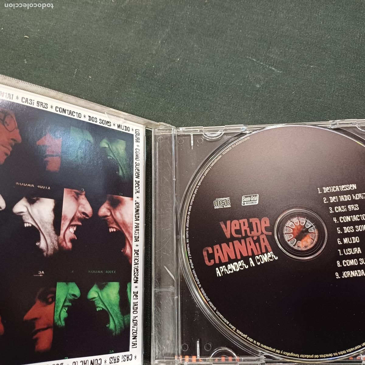 CDs de m&uacute;sica: VERDE CANNAIA/APRENDER A COMER/CD. - Foto 2
