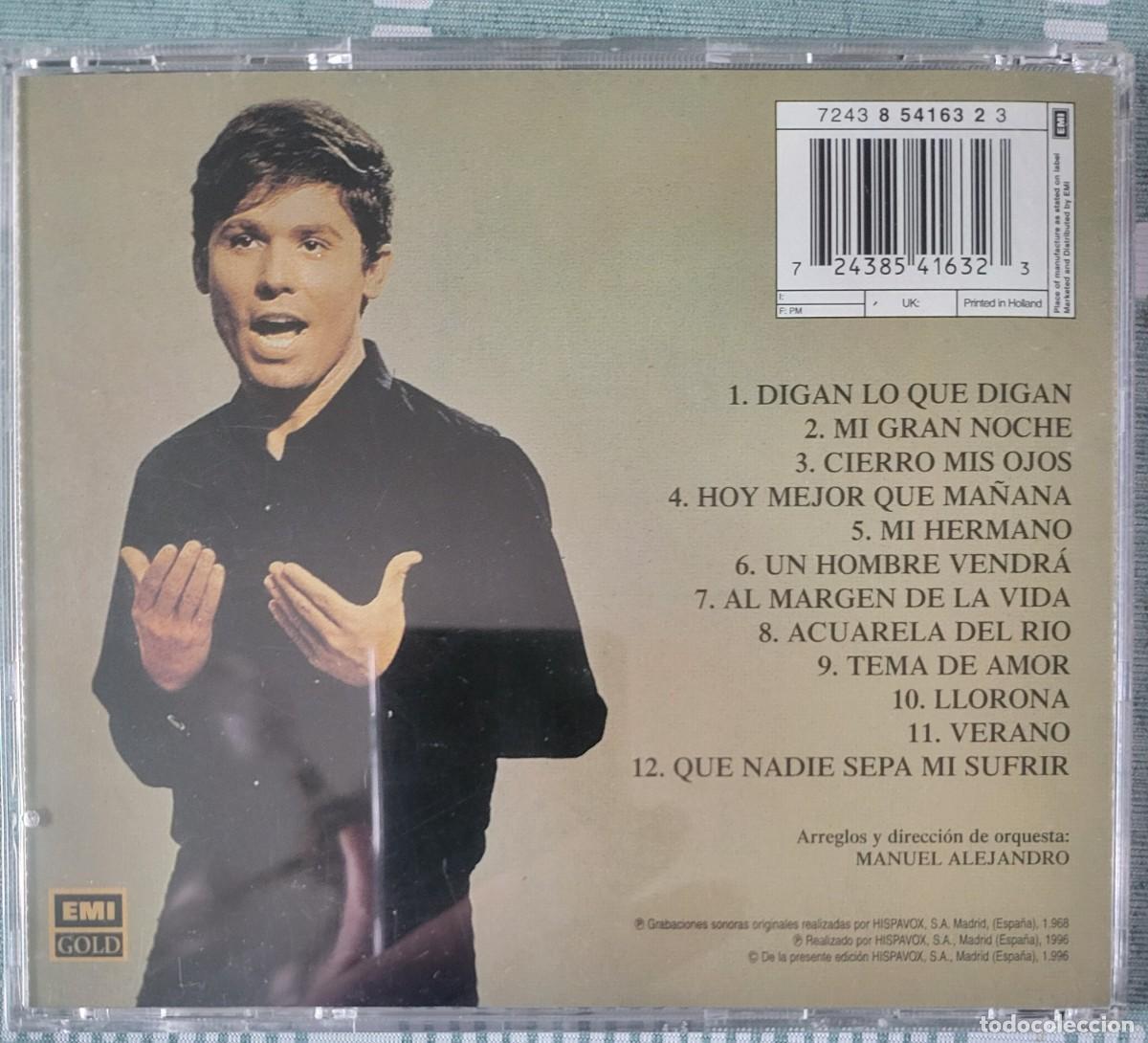 CDs de m&uacute;sica: Raphael Cd sello Emi editado en Espa&ntilde;a a&ntilde;o 1996... - Foto 2
