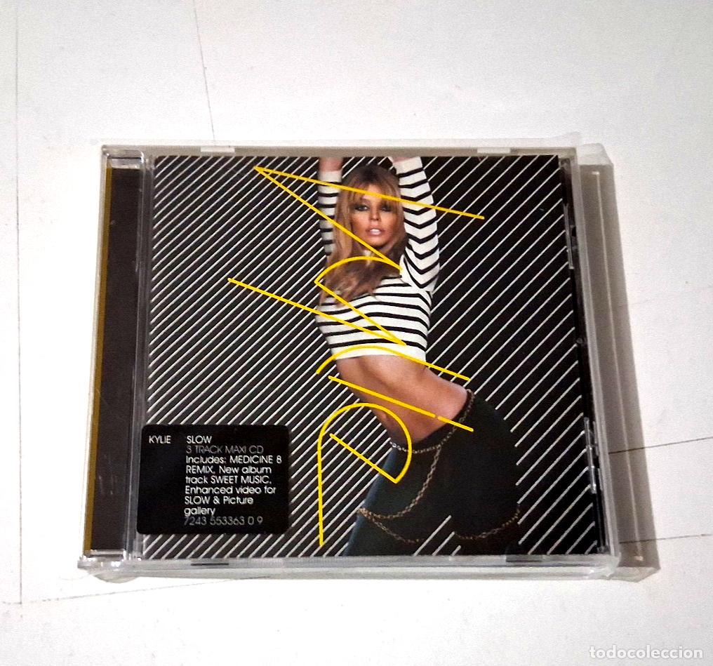 CDs de m&uacute;sica: KYLIE MINOGUE &rdquo;SLOW&rdquo; CD 4 TRACKS SINGLE - Foto 1