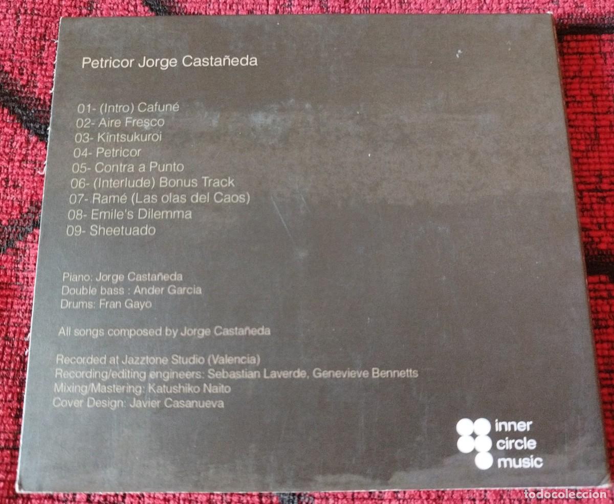 CDs de m&uacute;sica: JORGE CASTA&Ntilde;EDA ** Petricor ** CD ORIGINAL - Foto 2