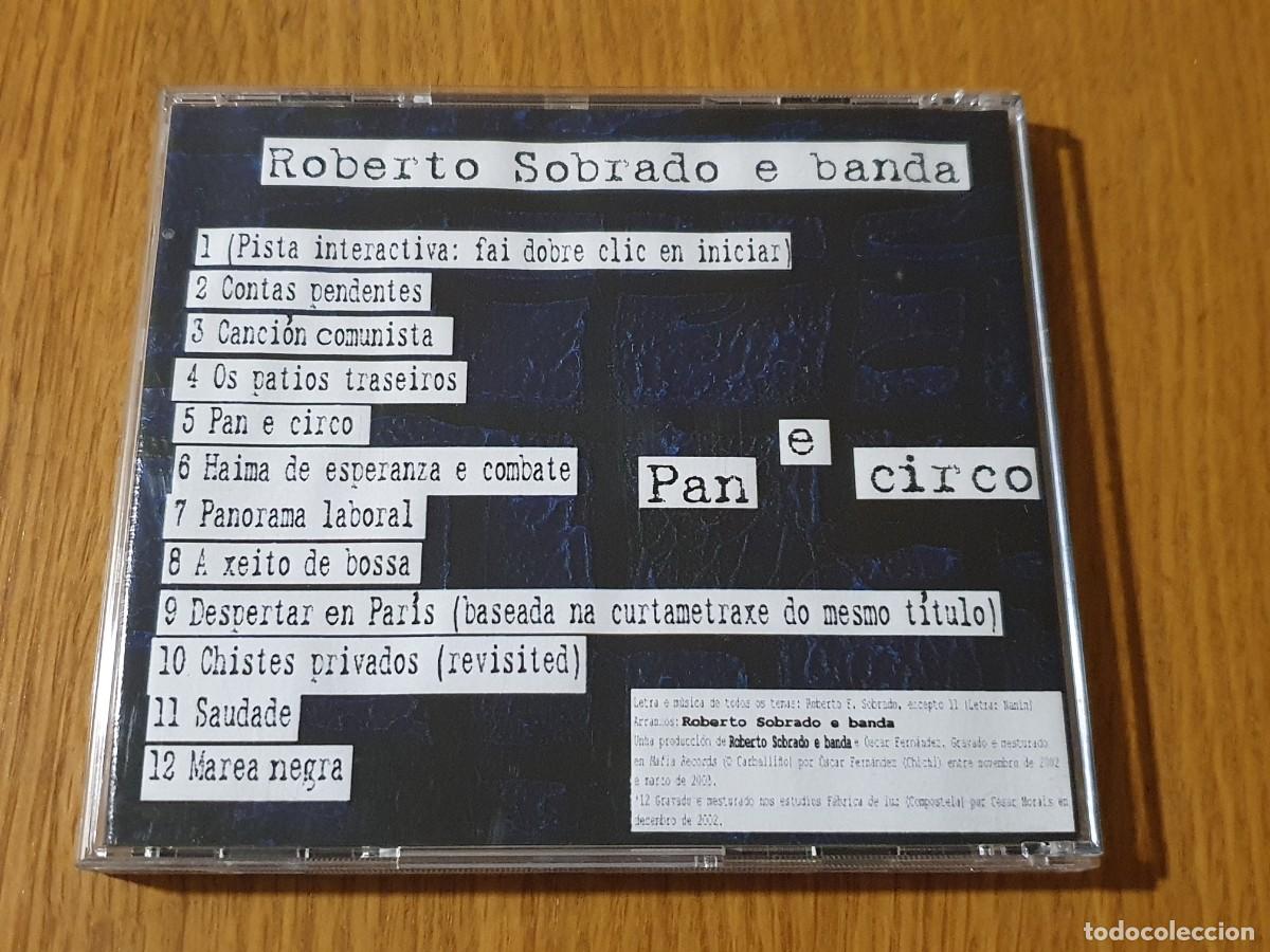 CDs de m&uacute;sica: CD Roberto Sobrado E Banda&nbsp;&ndash;&nbsp;Pan E Circo - 2003 - Foto 3