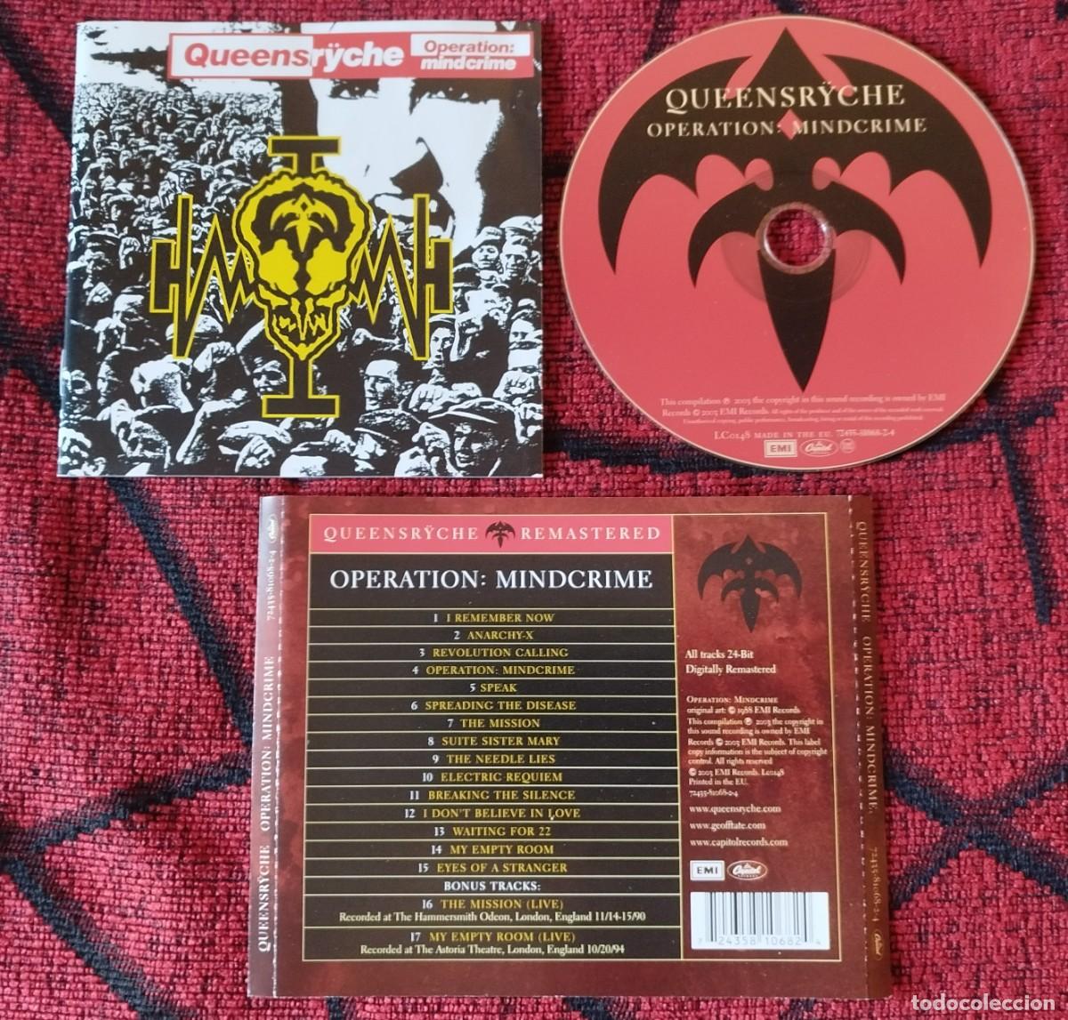 CDs de m&uacute;sica: QUEENSRYCHE ** Operation: Mindcrime ** CD REEDICION 2003 - Foto 1