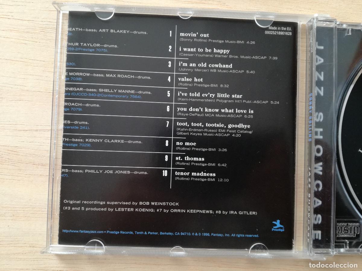 CDs de m&uacute;sica: SONNY ROLLINS - SHOWCASE - PEDIDO MINIMO 7&euro; - Foto 2
