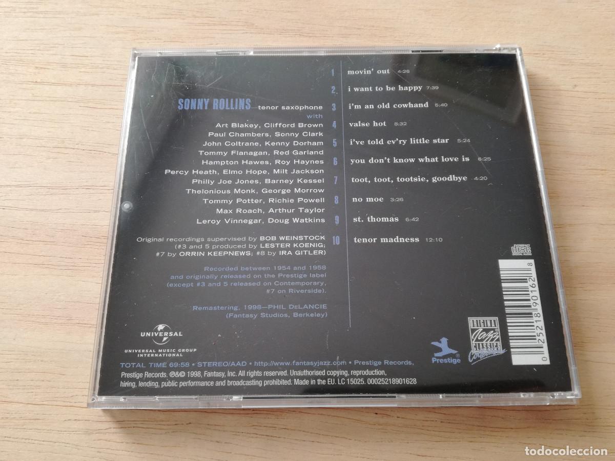 CDs de m&uacute;sica: SONNY ROLLINS - SHOWCASE - PEDIDO MINIMO 7&euro; - Foto 3