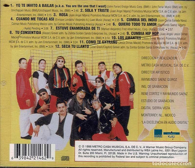 CDs de m&uacute;sica: Chicos De Barrio - Te Invito A Bailar. CD - Foto 2