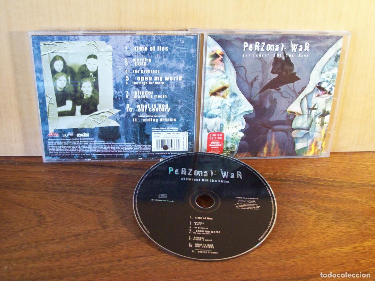 CDs de m&uacute;sica: PERZONAL WAR - DIFFERENT BUTTHE SAME - CD LIMITED EDITION - Foto 1