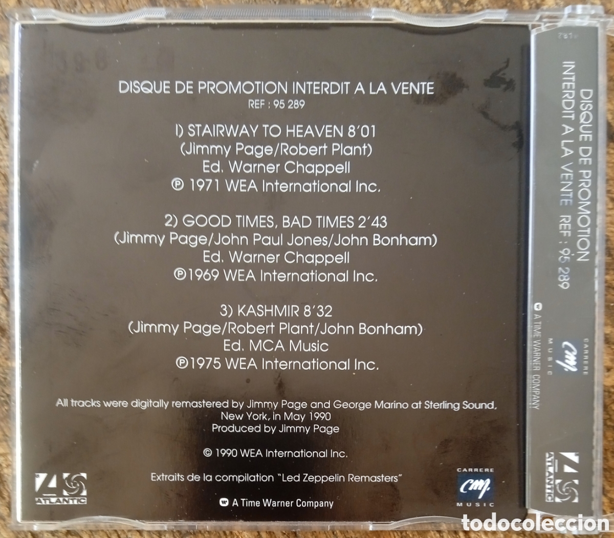 CDs de m&uacute;sica: CD Maxi-Single Led Zeppelin (Promo) - Foto 3