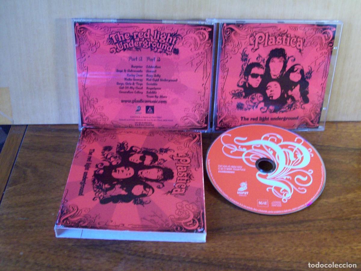 CDs de m&uacute;sica: PLASTICA - THE RED LIGHT UNDERGROUND - CD CON ESTUCHE DE CARTON - Foto 1