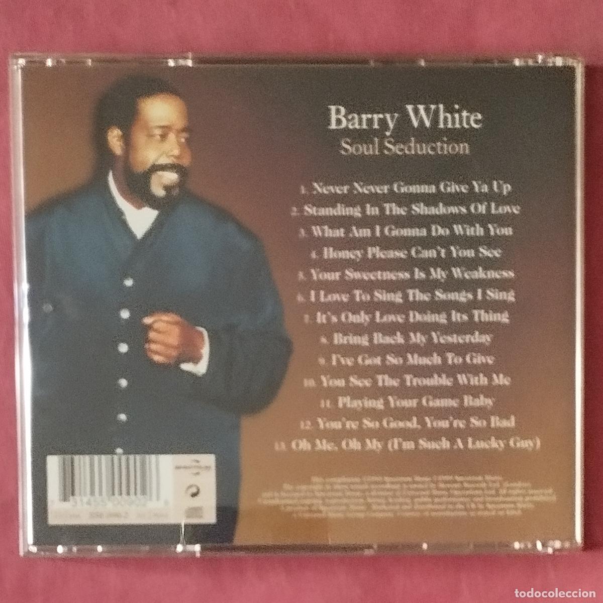 CDs de m&uacute;sica: BARRY WHITE - SOUL SEDUCTION - CD - Foto 2