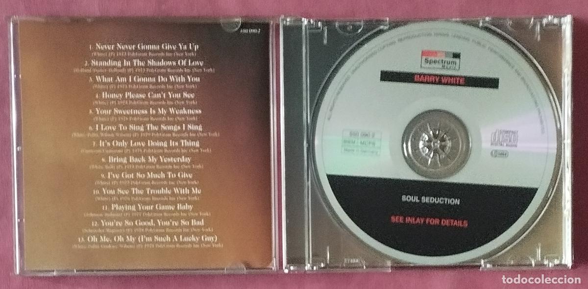 CDs de m&uacute;sica: BARRY WHITE - SOUL SEDUCTION - CD - Foto 3