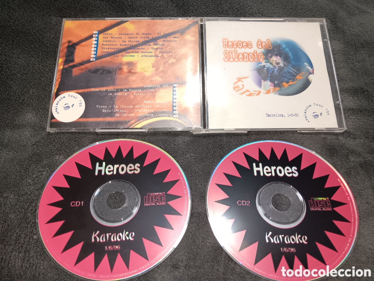 CDs de m&uacute;sica: H&eacute;roes del silencio, Karaoke - Foto 6